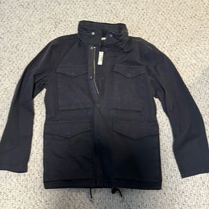 Madewell Garment-Dyed Jacket (BLACK)